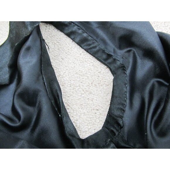 1960s Black jumpsuit with palazzo wide trouser legs, custom made - Picture 7 of 7